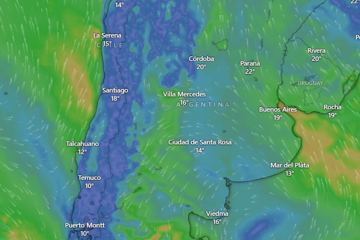 Para hoy se espera una máxima de 23ºC con ascenso de temperatura para el fin de semana