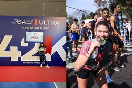 Para Jorgelina la maratón se trató de mucha constancia y de mantenerse positiva