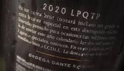 Para la firma, cada persona le da el sentido que quiere a la frase "LPQTP". Pero al final, sorprende con un mandar el año a "LCDLL".
