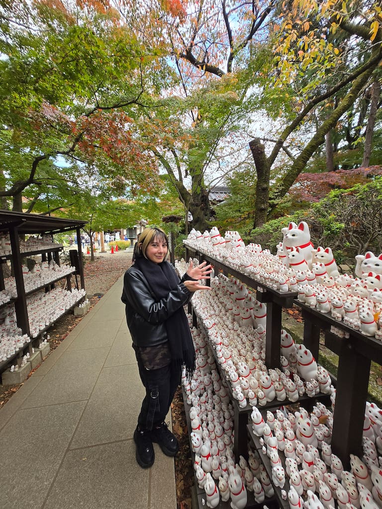 Para la fortuna, el clásico souvenir japonés: Maneki-neko