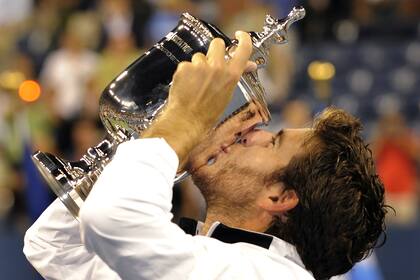 Para la historia: Del Potro y el trofeo de campeón en Flushing Meadows