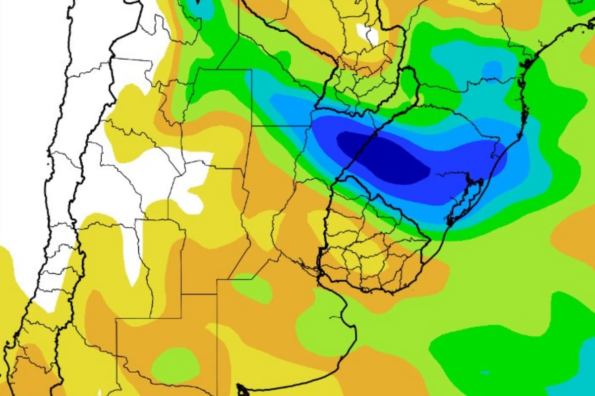 Para la semana del 5 al 11 de noviembre se esperan lluvias abundantes en el norte del país y precipitaciones de variada intensidad en la región pampeana