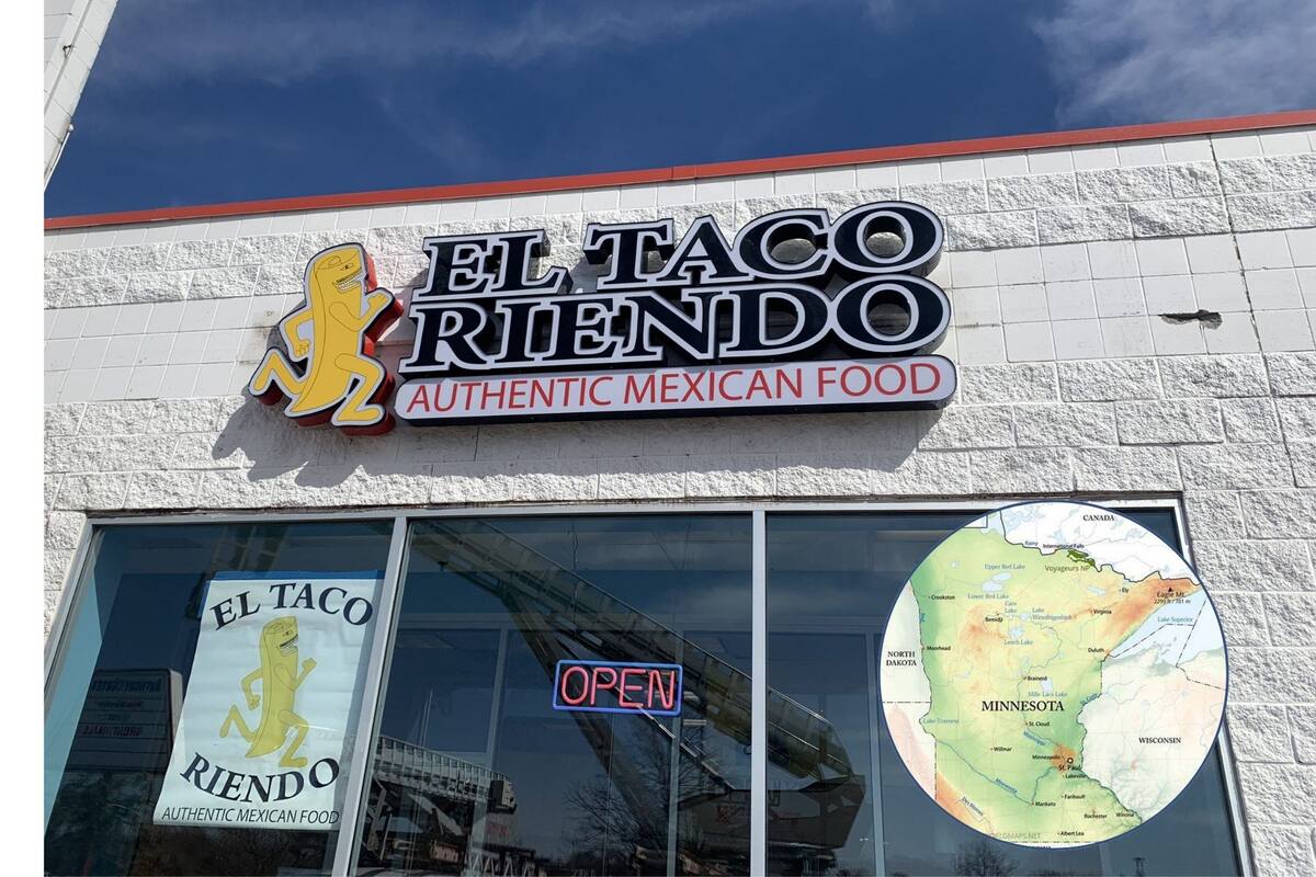 Para llevar al hogar, comer en los locales o cerca de su camión de comida El Taco Riendo garantiza la mejor comida mexicana en Minnesota (El Taco Riendo)