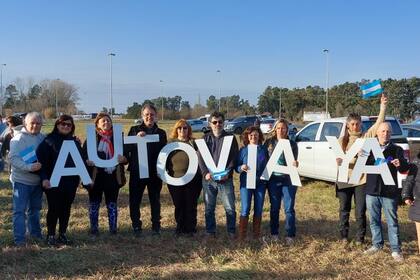 Para los vecinos movilizados, es clave la continuidad de la autovía para evitar más accidentes