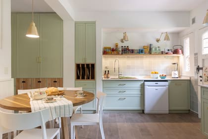 "Para mí era importante sentarme y ver algo lindo, no sentirme en la cocina. Hay casas que tienen el family más separado, que no es nuestro caso".
