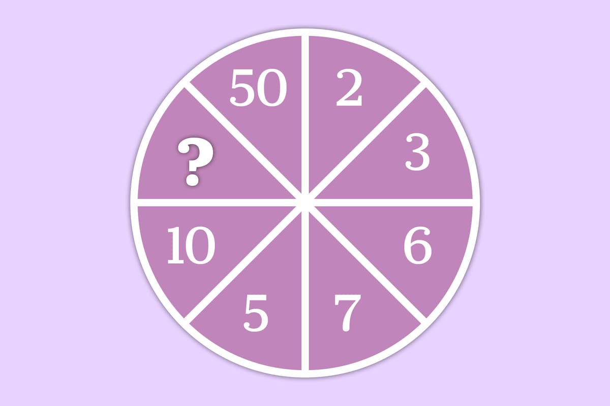 Para poder descubrir qué número reemplaza a la incógnita deberás analizar qué relación existe entre las porciones del círculo