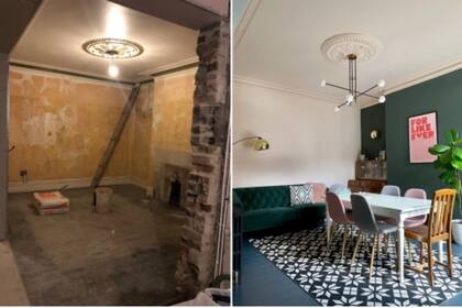 Para poder habitar la casa debieron realizar remodelaciones
