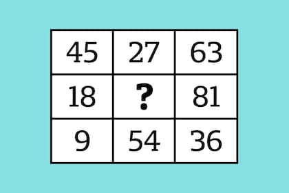 Para poder resolver este acertijo deberá descubrir qué tienen en común los valores del rectángulo