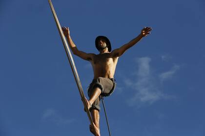 Para practicar highline se necesita un buen estado físico