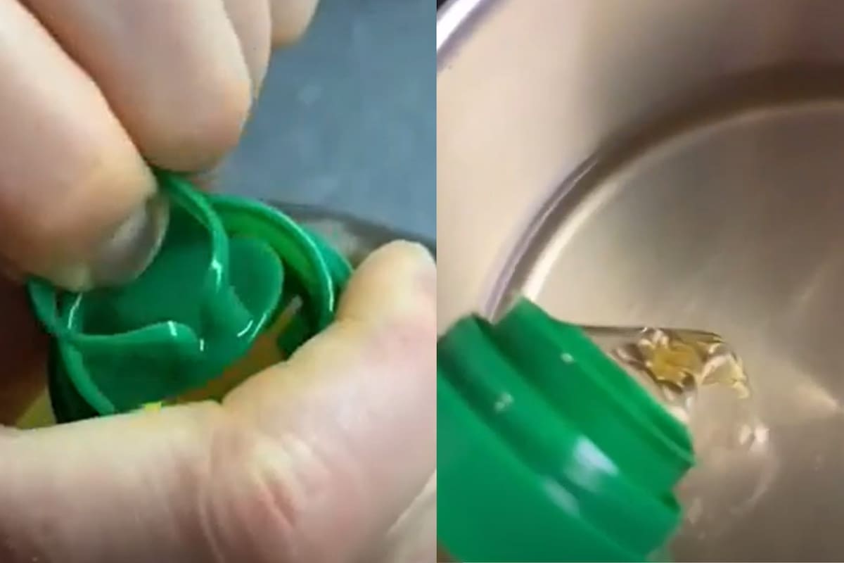 Para qué sirve la tapa interior en la botella de aceite