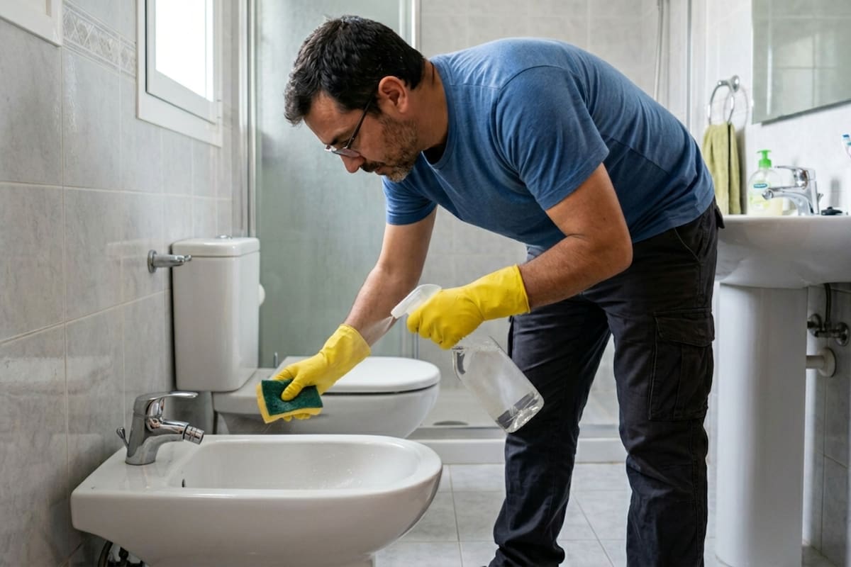 Para qué sirve rociar vinagre blanco sobre el bidet del baño