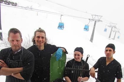 Para reponer energías, el menú completo del centro de esquí de Bariloche