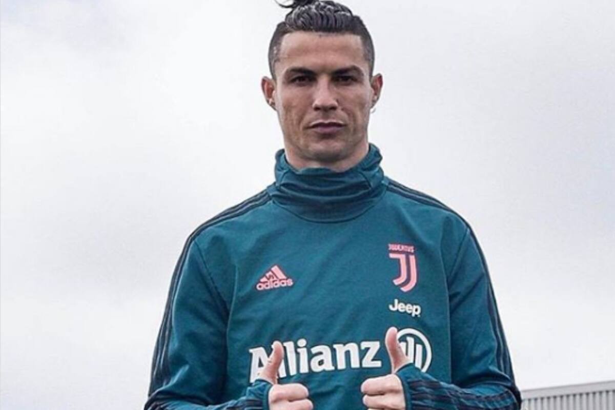 Para resguardarse del coronavirus, el delantero de Juventus se refugió en su residencia de Portugal Fuente: Instagram