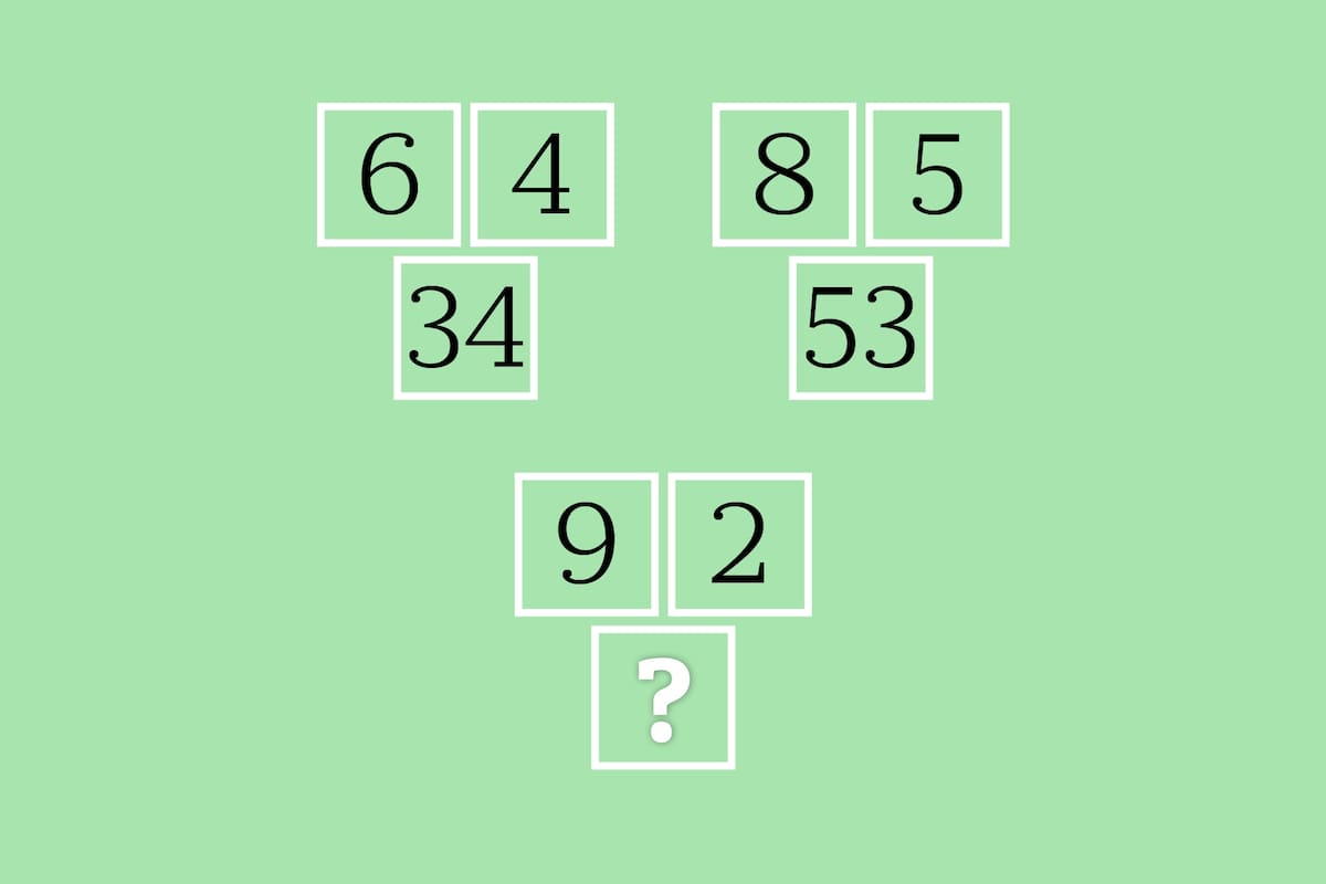 Para resolver la incógnita deberás descubrir el patrón de los primeros dos casos