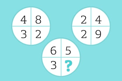 Para resolverlo deberás deducir qué sucede en cada una de las figuras