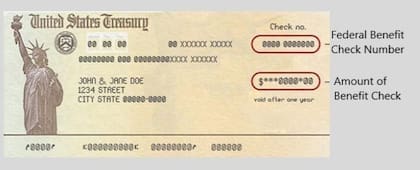 Para solicitar el cambio a depósitos electrónicos se deberá proporcionar información que aparece en los cheques de papel del Seguro Social