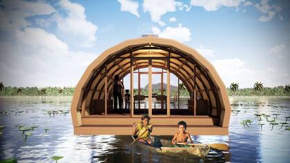 Para su proyecto Anfibio, Marko Brajovic y Bruno Bezerra investigaron en la selva amazónica cómo las comunidades locales se relacionan con el agua