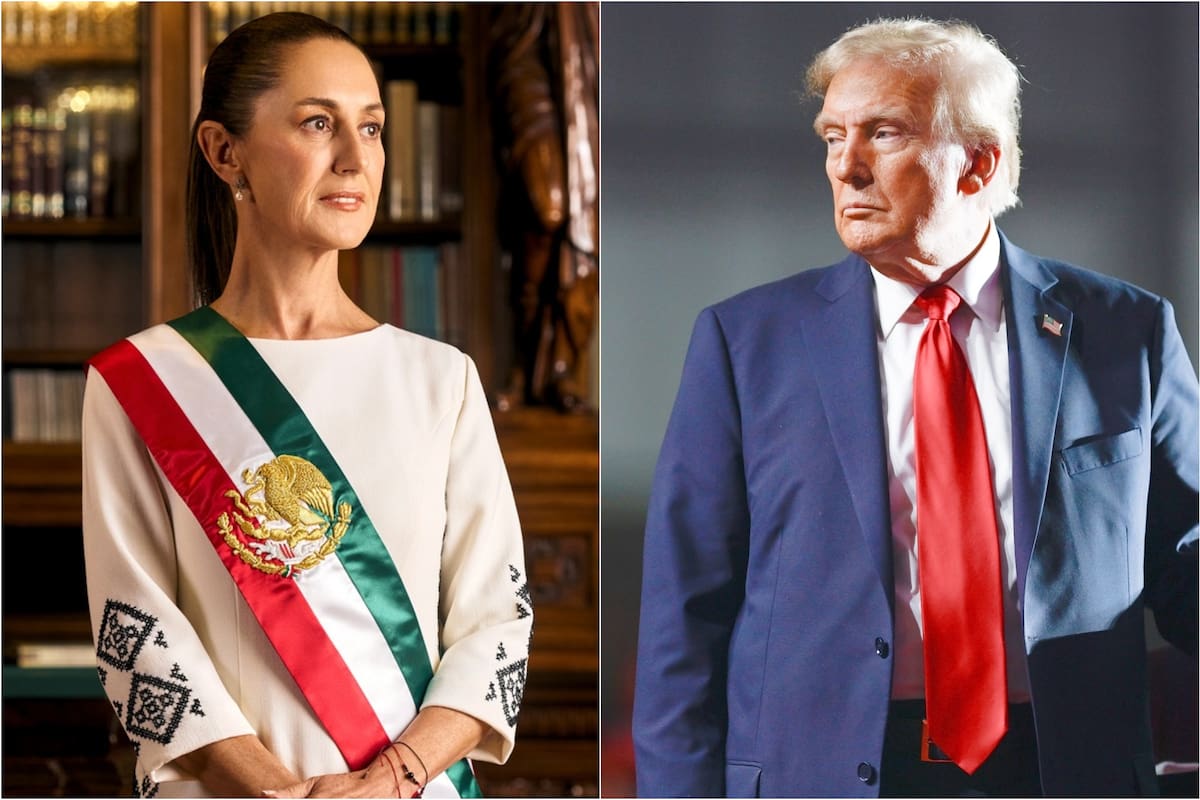 Para Trump, la presidenta de México es “encantadora”, pero le “tiene demasiado miedo al narco”