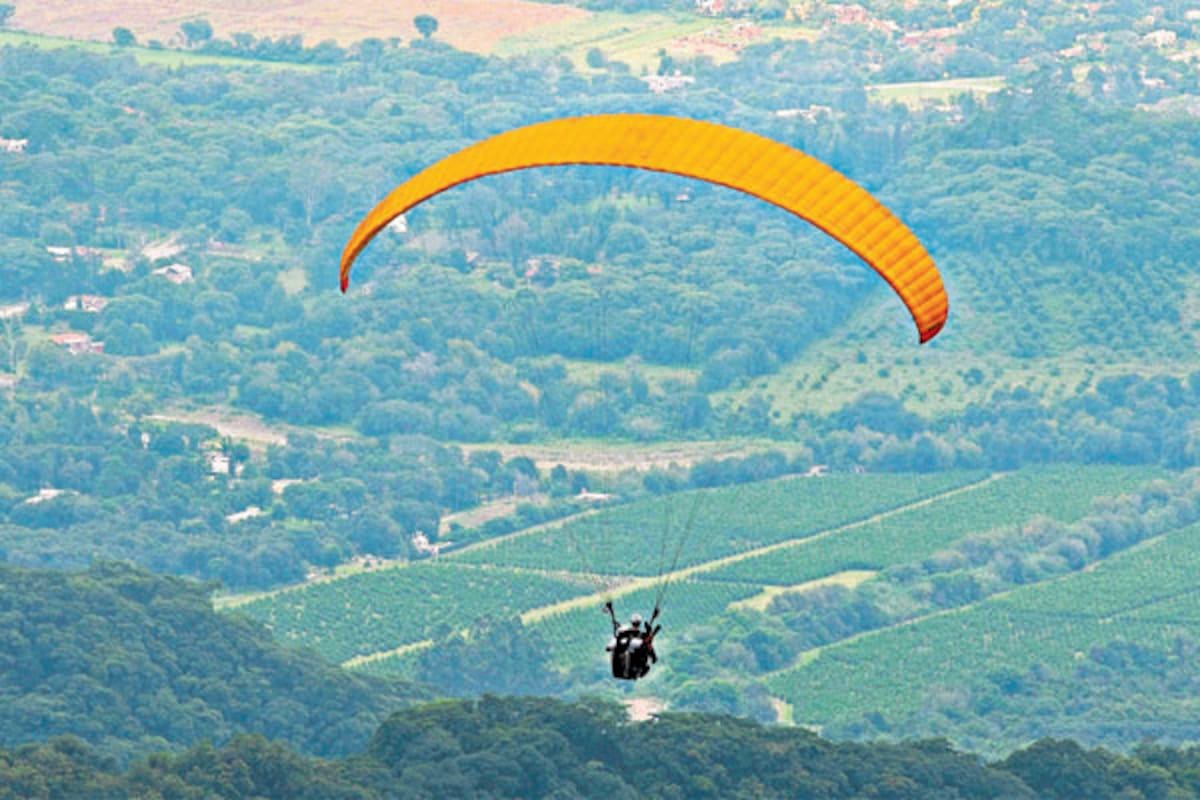 Parapente en el cerro San Javier