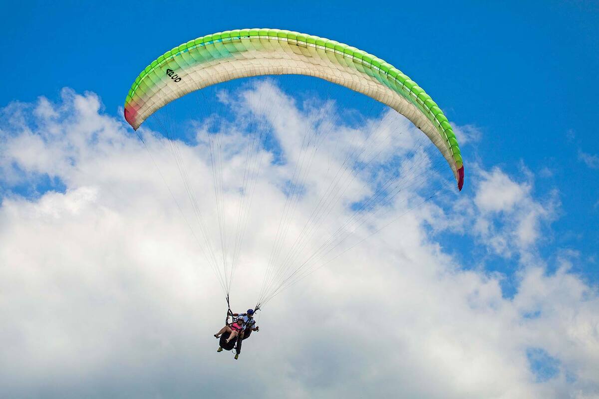 Parapente en Loma Bola, Tucumán.