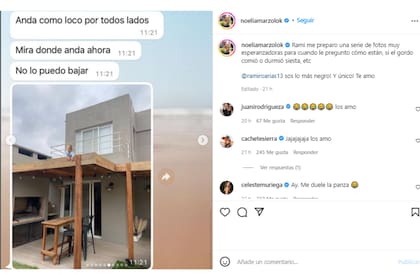 Parece que la hora de la siesta no resulto tal cual se esperaba (Foto: Instagram @noeliamarzolok)