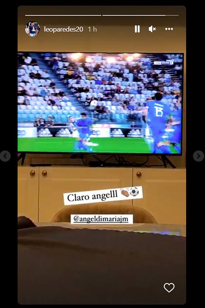 Paredes - Di Maria - Instagram