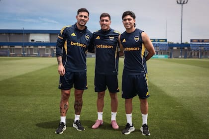 Paredes junto a Merentiel y Zeballos, los goleadores del Superclásico ante River