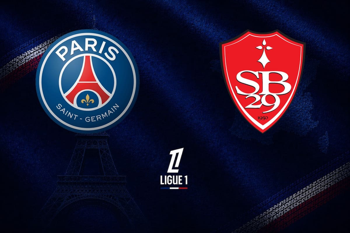 Paris Saint-Germain y Brest disputaron uno de los encuentros de la jornada del fútbol francés