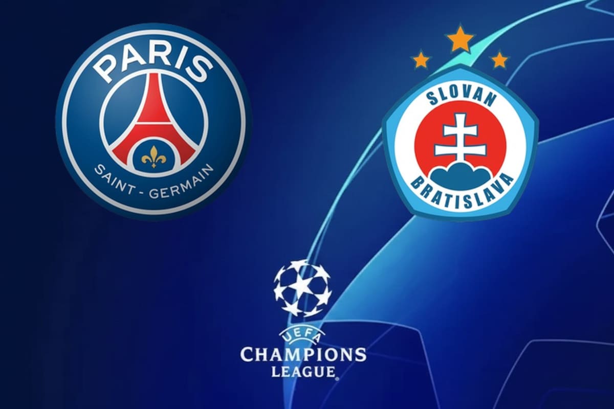 Paris Saint-Germain y Slovan Bratislava disputaron uno de los encuentros de la jornada de la Champions League