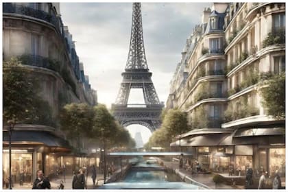 Paris según la IA (Créditos: as.com)