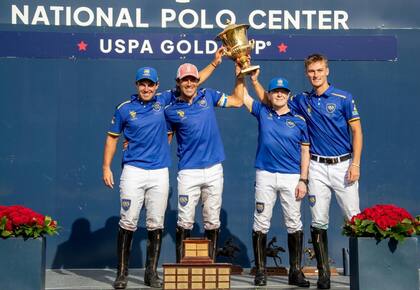 Park Place, campeón de la USPA Gold Cup 2024: Peke González, Hilario Ulloa, Andrey Borodín y Luis Hine