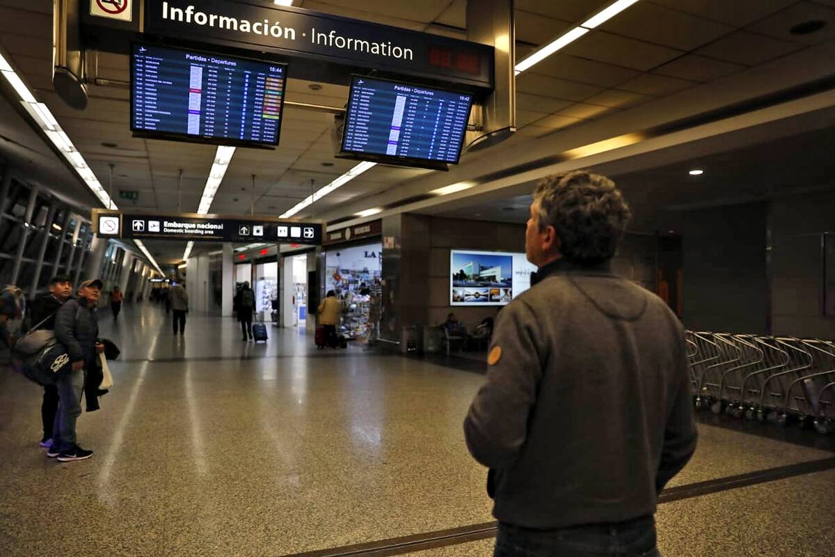 Paro de controladores en Aeroparque