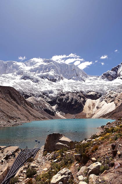 En fotos: se derrite un glaciar y un pueblo de 120.000 habitantes podría desaparecer