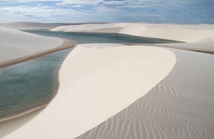 Parque Nacional Lençóis Maranhenses en el estado de Maranhão.