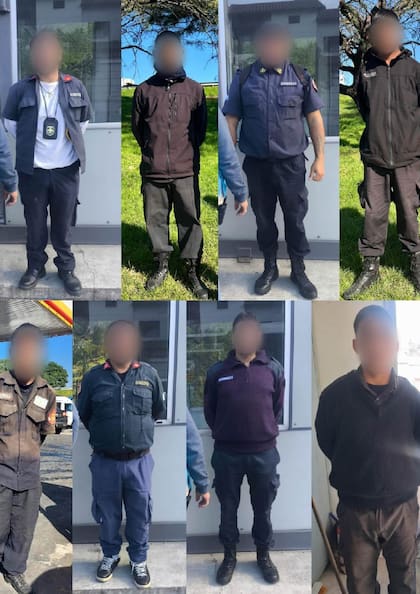 Parte de la banda detenida