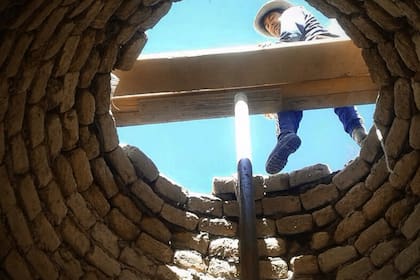 Parte de la construcción de un albergue para estudiantes de un colegio secundario de alta montaña en Jujuy