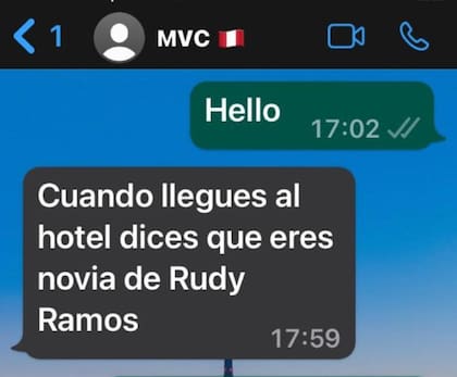 Parte de la conversación entre Vizcarra y Pinchi