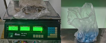 Parte de la droga secuestrada en el operativo que terminó con la desarticulación de un búnker en Lugano