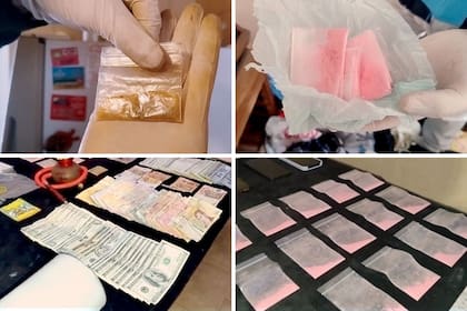 Parte de la droga sintética secuestrada durante el procedimiento judicial que terminó con tres sujetos condenados