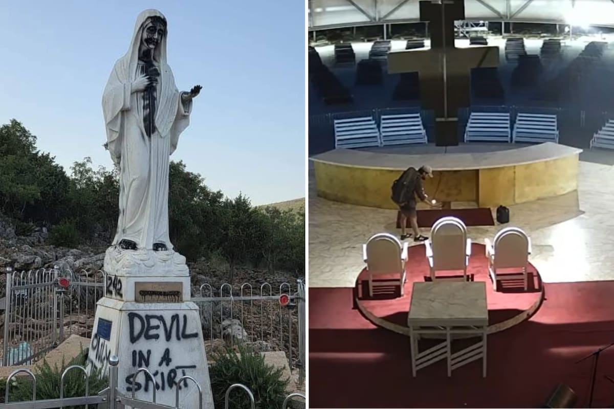 Parte de la profanación del santuario