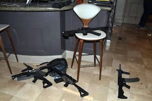 Parte del arsenal usado en la masacre de Las Vegas