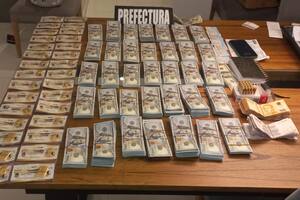 Parte del dinero y los lingotes de oro secuestrados