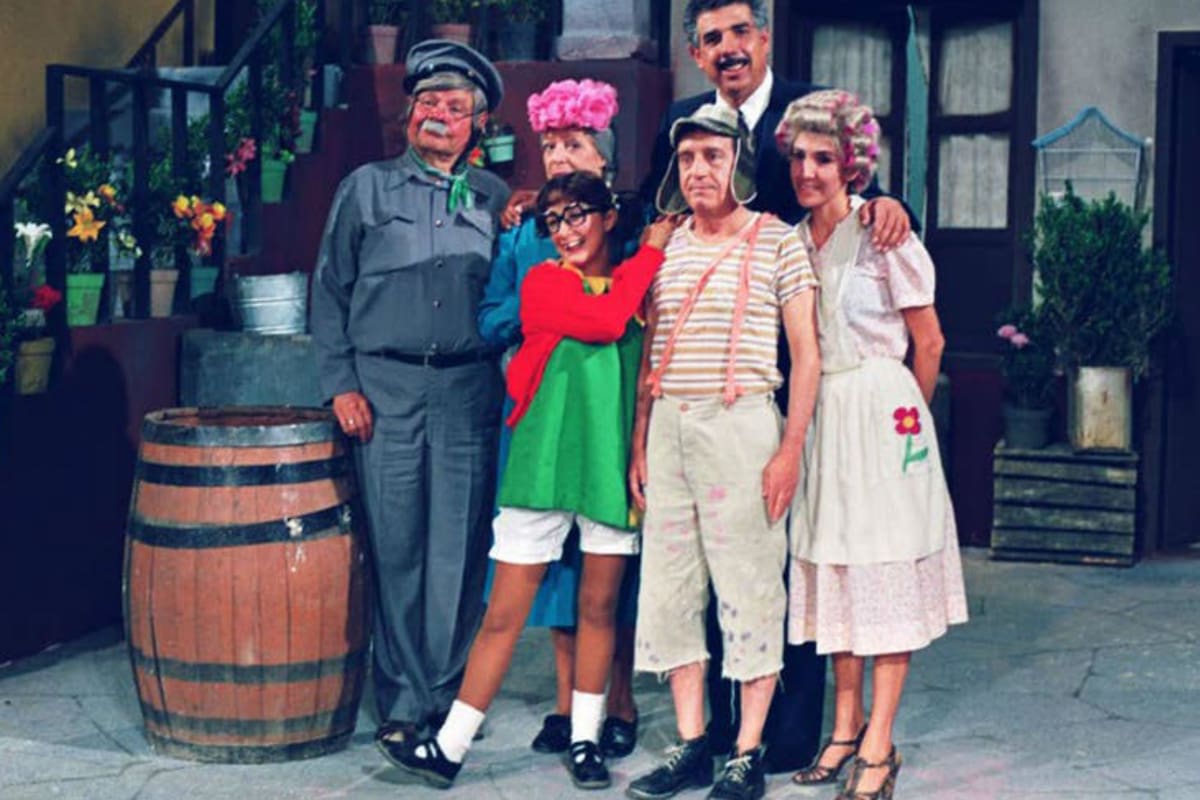 Parte del elenco de El Chavo del 8
