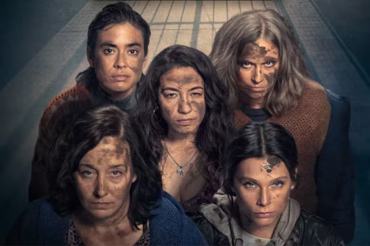 Parte del elenco principal de la exitosa serie argentina