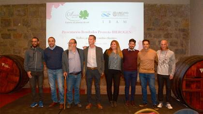 Parte del equipo de trabajo del proyecto Iberogen durante la presentación de los resultados