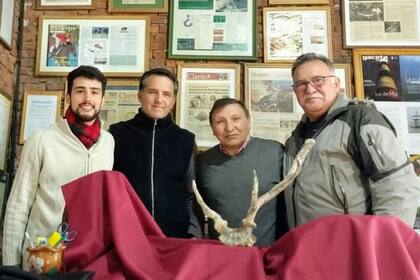 Parte del equipo del museo