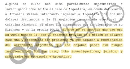 Parte del escrito que habría presentado Carvajal ante la Justicia de España. Fuente: OK Diario