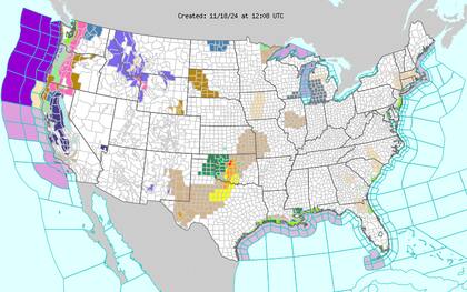 Partes de Dakota del Norte registrarán hasta diez centímetros de nieve con vientos fuertes que afectaron la visibilidad.