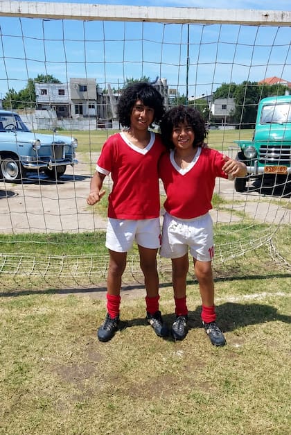 Participó de la serie "Sueño bendito", que repasa la vida de Maradona: interpretó a Goyo, uno de sus amigos, y además prestó sus piernas para recrear algunas jugadas de Diego