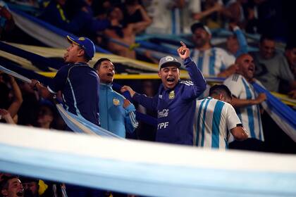 Partido entre Argentina y Uruguay en la Bombonera